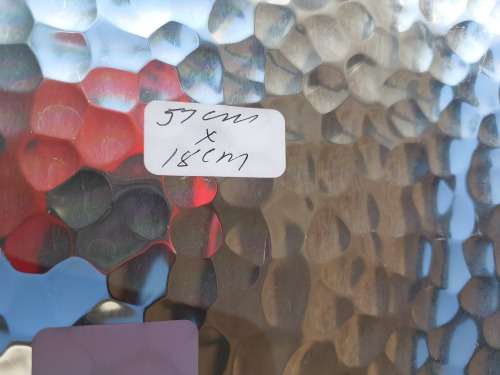 A HAND CRAFTED BY DON SHEIL OF AUSTRALIA STAINLESS STEEL SERVING PLATTER