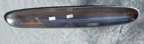 AN ART DECOR SCANDINAVIAN STYLE ALUMINUM ALLOY SERVING TRAY IN GOOD CONDITION SOLD AS IS