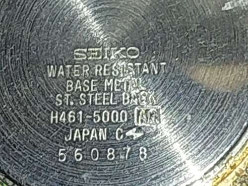 TWO RARE VINTAGE SEIKO DIGITAL QUARTZ WATCHES SOLD AS IS NOT TESTED