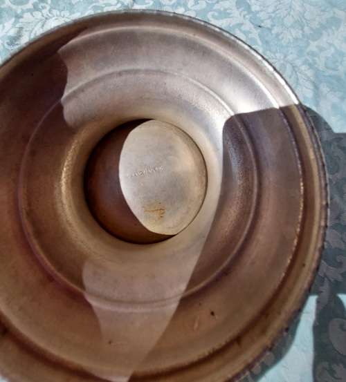 A VINTAGE SERANCO SILVERPLATED ON COPPER TURINE SOLD AS IS