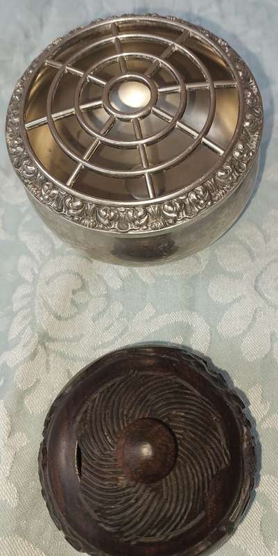 TWO VINTAGE STORAGE CONTAINERS SOOD AS IS