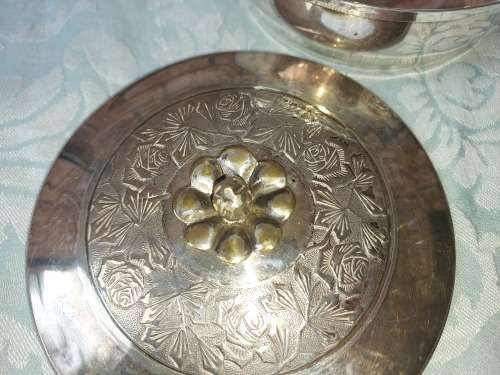 A VINTAGE PACCA SERVING BOWL EPNS MADE IN ITALY
