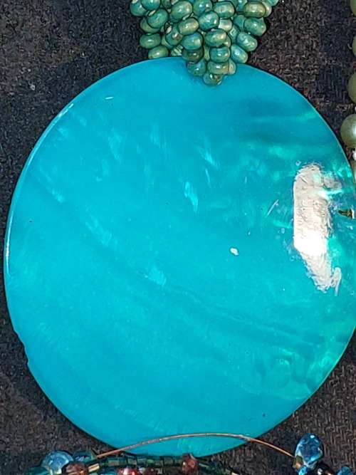 A COLLECTION OF VINTAGE TURQUOISE AND OTHER COSTUME NECKLACES SOLD AS IS