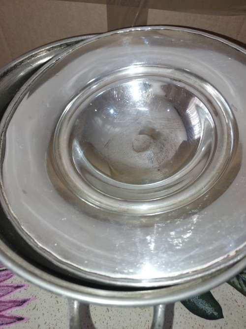 AN  ANTIQUE SERANGO EPNS SOUP TURINE WITH BASE SLIGHTLY DENTED SOLD AS IS