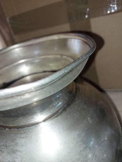 AN  ANTIQUE SERANGO EPNS SOUP TURINE WITH BASE SLIGHTLY DENTED SOLD AS IS