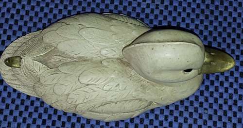 A RARE COLLECTION VINTAGE ELLI MALEVOLTI SCULPTURED MANDRIN DUCKS