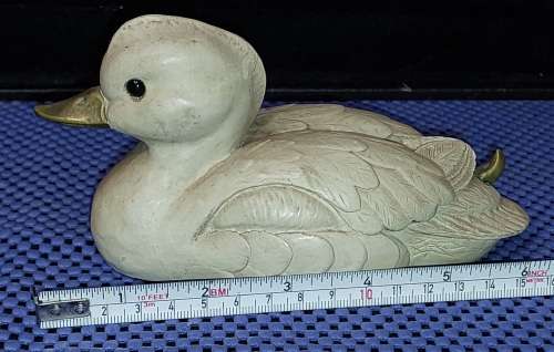 A RARE COLLECTION VINTAGE ELLI MALEVOLTI SCULPTURED MANDRIN DUCKS