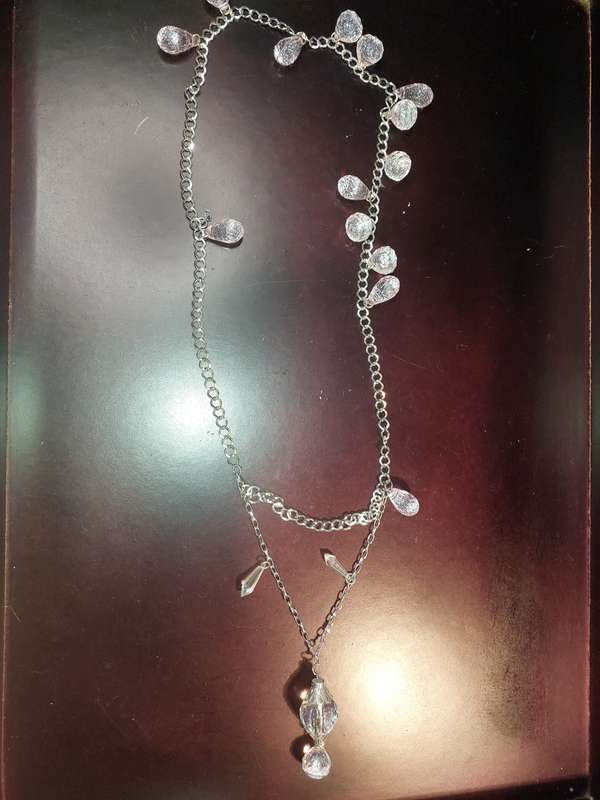 A COLLECTION OF FASHION  COSTUME NECKLACES SOLD AS IS