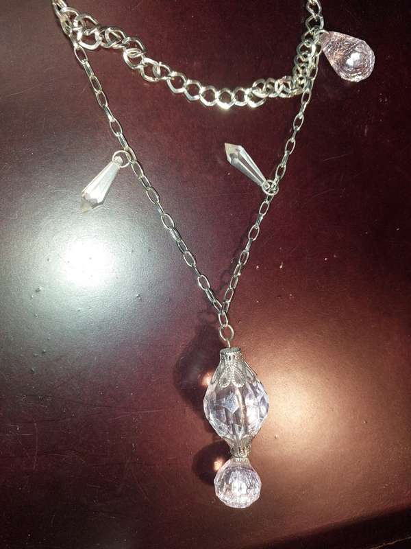 A COLLECTION OF FASHION  COSTUME NECKLACES SOLD AS IS