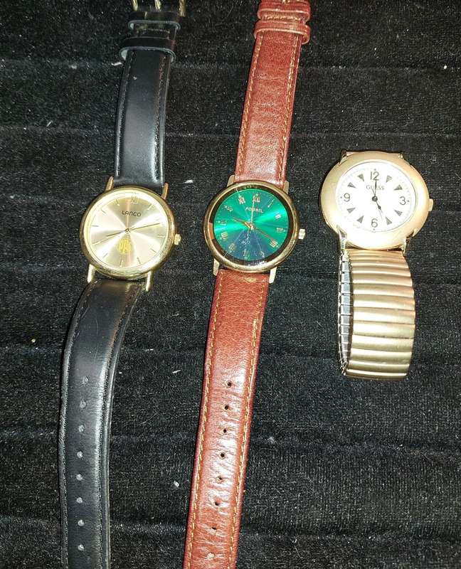 THREE QUALITY UNISEX WATCHES SOLD AS IS NOT TESTED