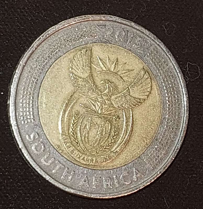 A COLLECTORS COINAGE OF GRIQUA TOWN 2015 RSA R5 SOLD AS IS NOT GRADED