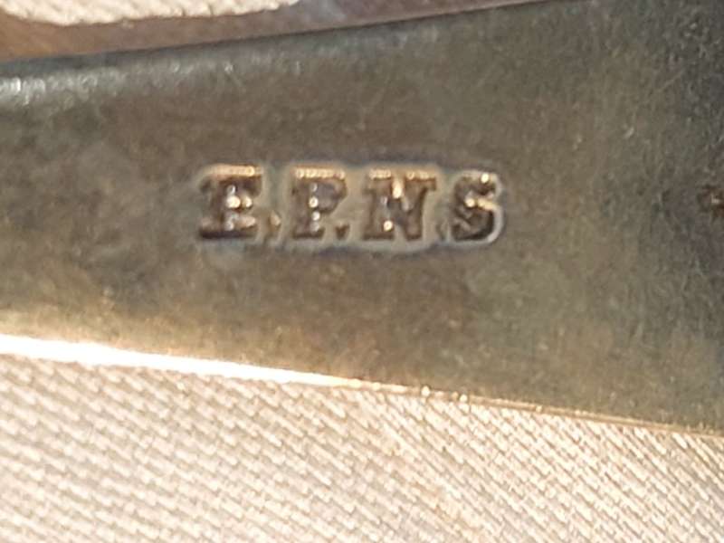 AN ANTIQUE SET OF EPNS COCKTAIL FORKS