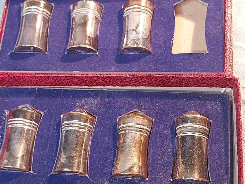 A VINTAGE SERANCO SP ON B SALT AND PEPPER DISPENSERS