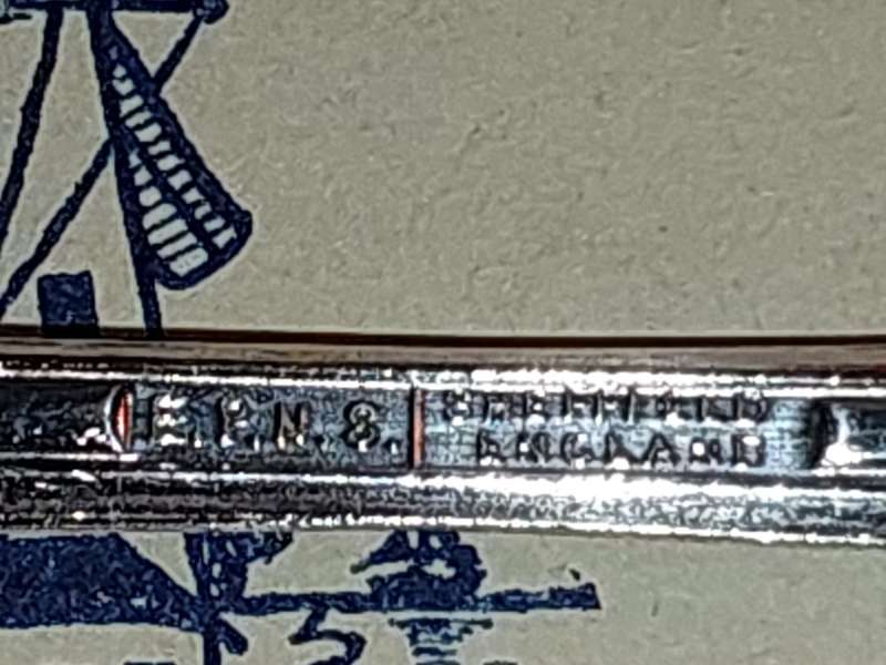 SET OF 6 PASTRY FORKS EPNS MADE IN SHEFFIELD ENGLAND  SOLD AS IS