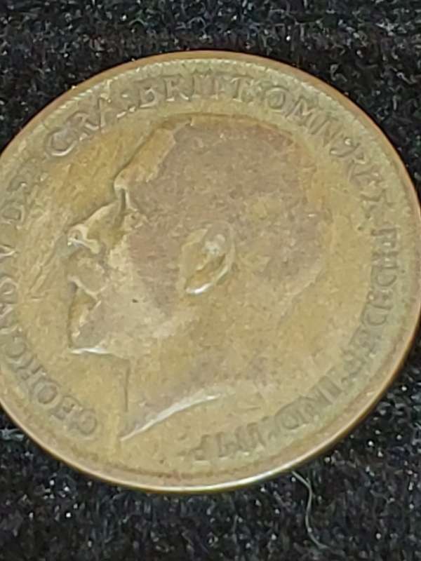 AN ANTIQUE COIN COLLECTION OF 9 ONE PENNY COINS UK