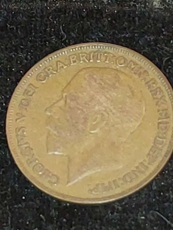 AN ANTIQUE COIN COLLECTION OF 9 ONE PENNY COINS UK