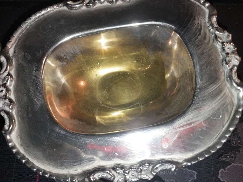 FOUR VINTAGE SILVER PLATED EDWARDIAN DESIGN FINGER TRAYS