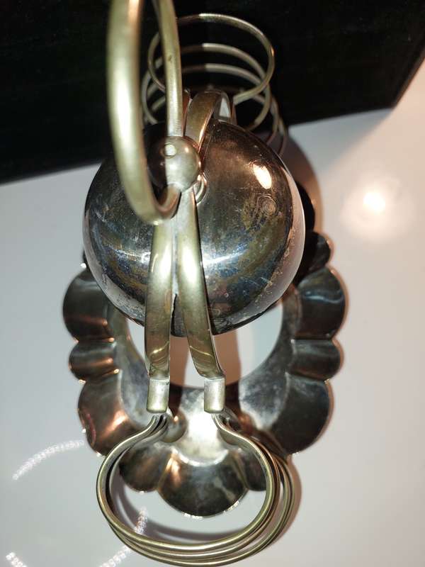 A VINTAGE BREAKFAST TOAST  SERVING STAND SILVER PLATED  SOLD AS IS