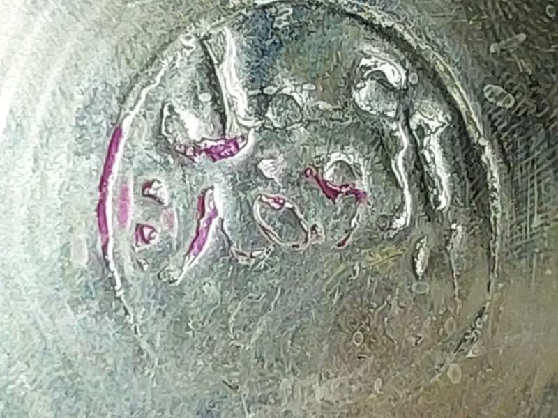 A VINTAGE ARABIC DATES STAND SILVER PLATED SOLD AS IS