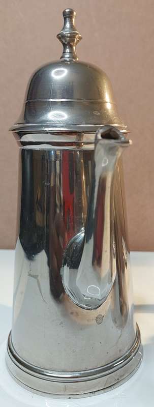 TWO VINTAGE SILVER PLATED TEAPOTS SOLD AS IS