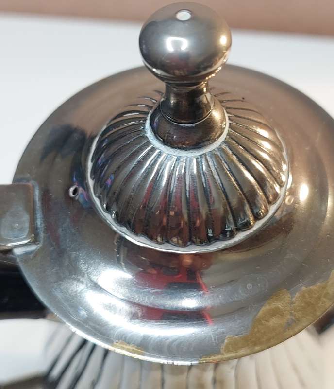VINTAGE VICTORIAN  SILVER PLATED TEAPOT