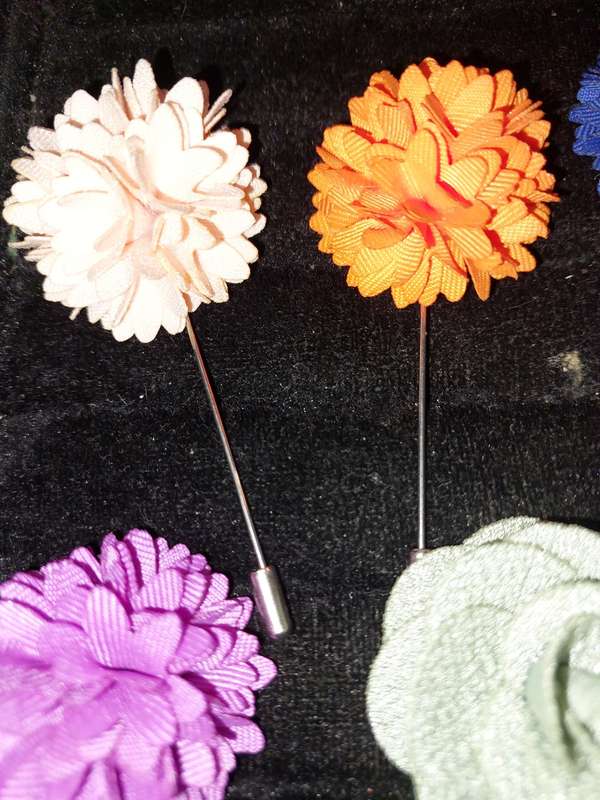 A JOB LOT FANCY SCARP PINS SOLD AS IS