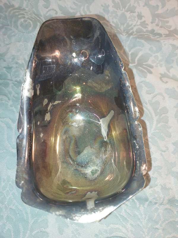 TWO ANTIQUE SAUCE JUGS ONE NEEDS A HANDLE REPLACED SOLD AS IS