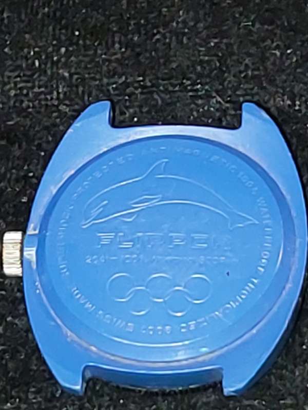 A ELOGA 17 JEWELS SUPERSHOCK FLIPPER 20 ATU-600FT WATERPROOF WATCH