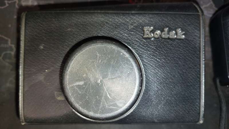 TWO VINTAGE KODAK CAMERAS SOLD AS IS NOT TESTED