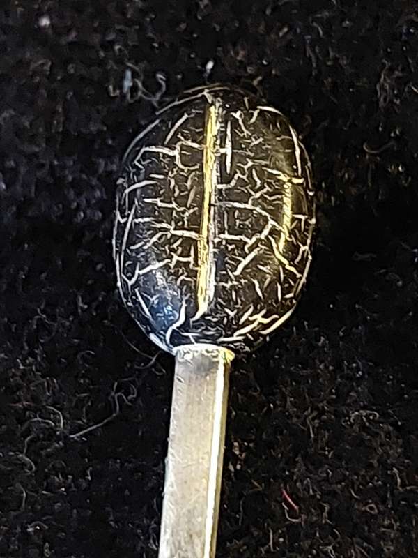A SET OF 12 COFFEE BEAN SPOONS