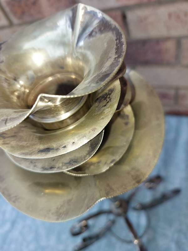 A VINTAGE FIVE STEM EPERGNE EPNS SOLD AS IS