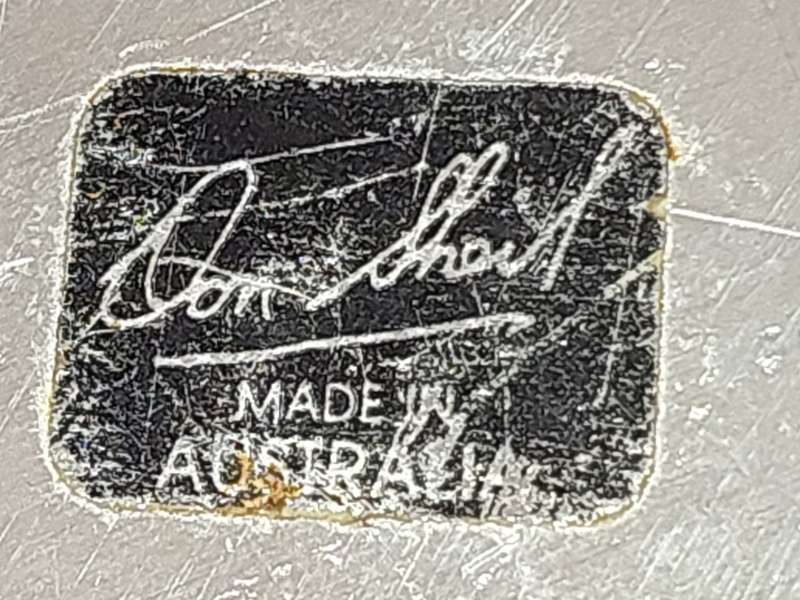 A  COLLECTION OF ALUMINIUM ALLOY PLATTERS  SOLD AS IS