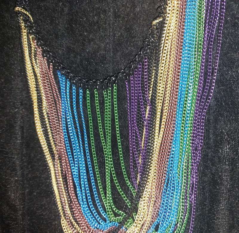 A VINTAGE DESIGNER COLLECTION OF COSTUME NECKLACES SOLD AS IS