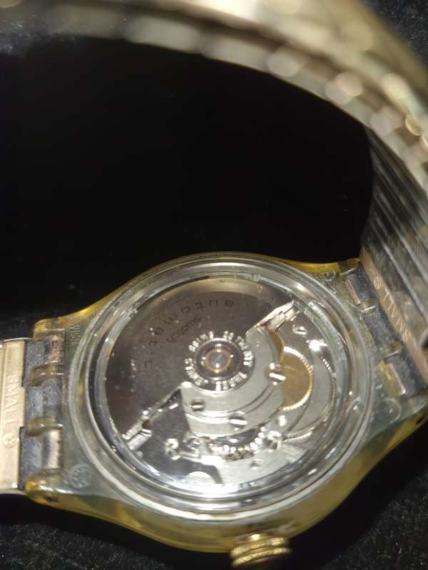 A RARE SWATCH AUTOMATIC WRIST WATCH WORKING