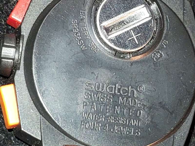 A SWATCH SPORTS WATCH SOLD AS IS