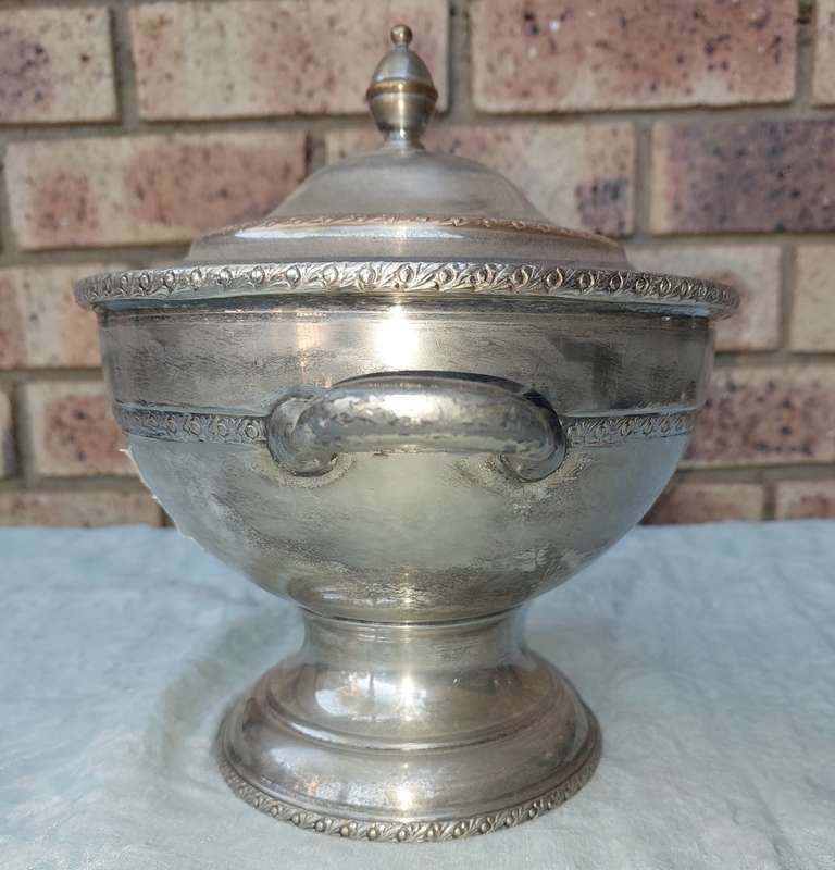 A VINTAGE EPNS TURINE Edwardian design