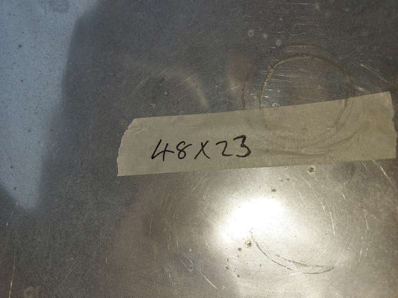 AN EXTRA LARGE ALUMINIUM  ALLOY FRUIT OR PUNCH BOWL IN GREAT CONDITION