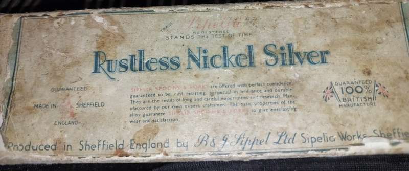 ANTIQUE RUSTLESS NICKEL SILVER SIPELIA FORKS AND SPOONS