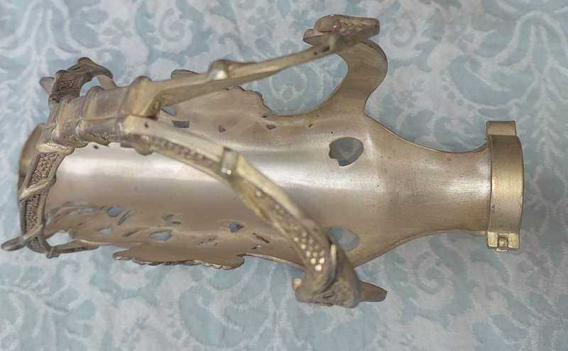 A RARE VICTORIAN  SILVER PLATED ORNATE WINE CADDY
