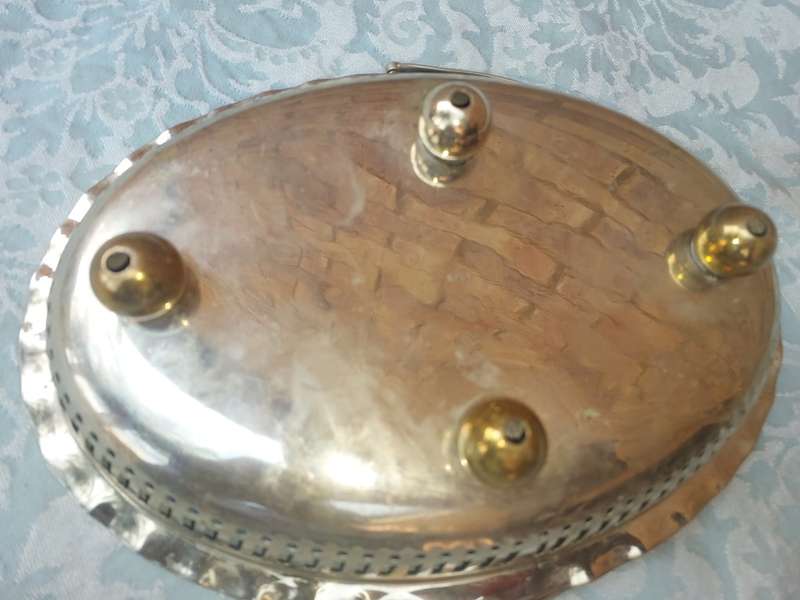 A VICTORIAN EPNS SERVING BASKET TRAY