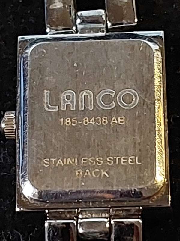 TWO VINTAGE LADIES LANCO DRESS WATCHES
