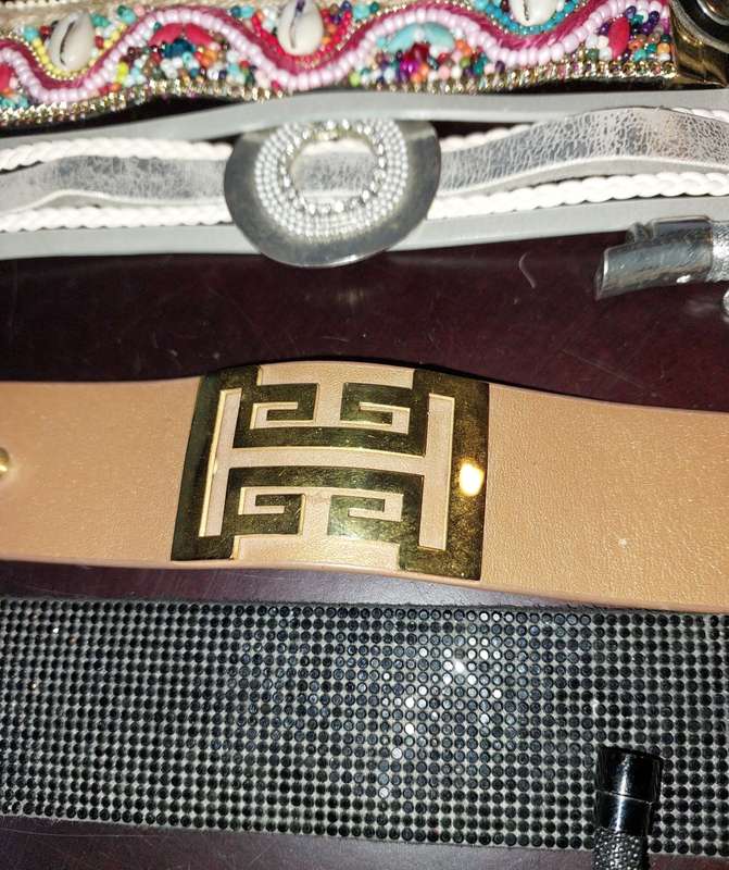 A COLLECTION OF COSTUME FASHION MAGNETIC BRACELET BANDS