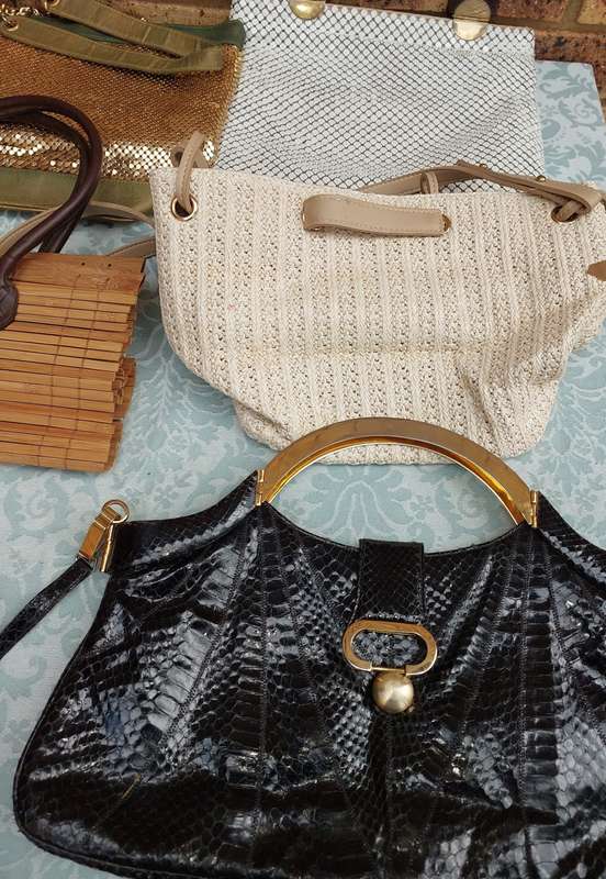 A JOB LOT DESIGNER FASHION LADY`S HANDBAGS