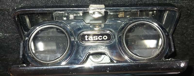A RARE VINTAGE TASCO POCKET BINOCULARS