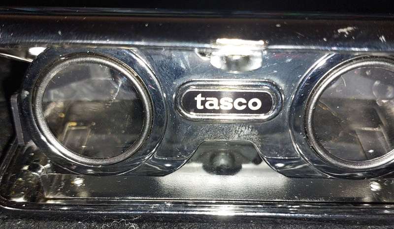 A RARE VINTAGE TASCO POCKET BINOCULARS