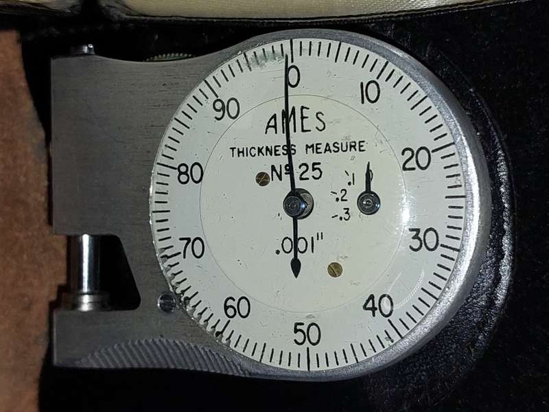 AN AMES THICKNESS MEASURER