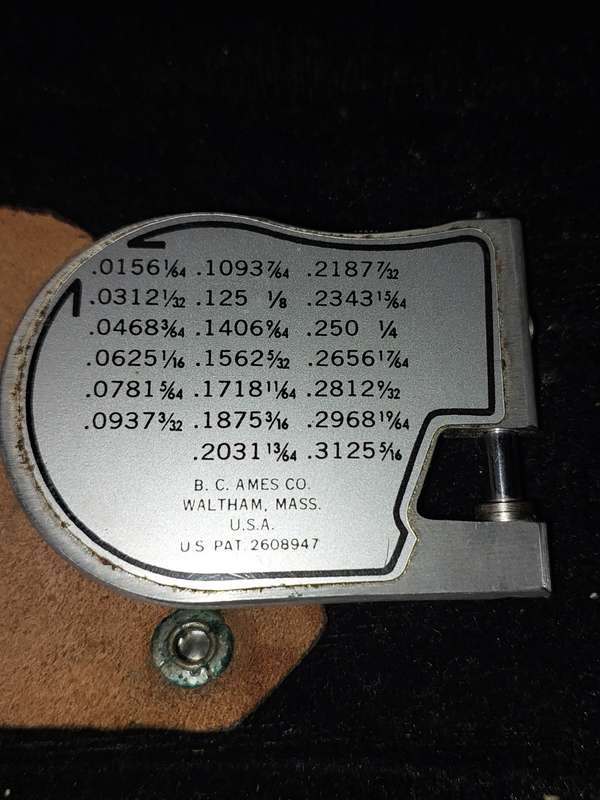 AN AMES THICKNESS MEASURER