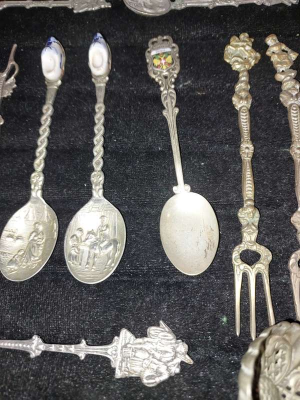 A COLLECTION OF ITALIAN HUGO BELLINI  AND DUTCH FIGURAL CUTLERY