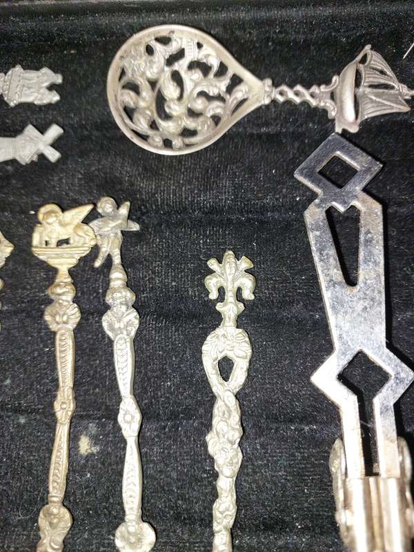 A COLLECTION OF ITALIAN HUGO BELLINI  AND DUTCH FIGURAL CUTLERY