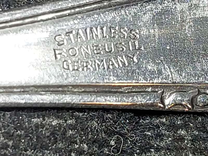 A VINTAGE RONEUSIL STAINLESS MADE IN GERMANY